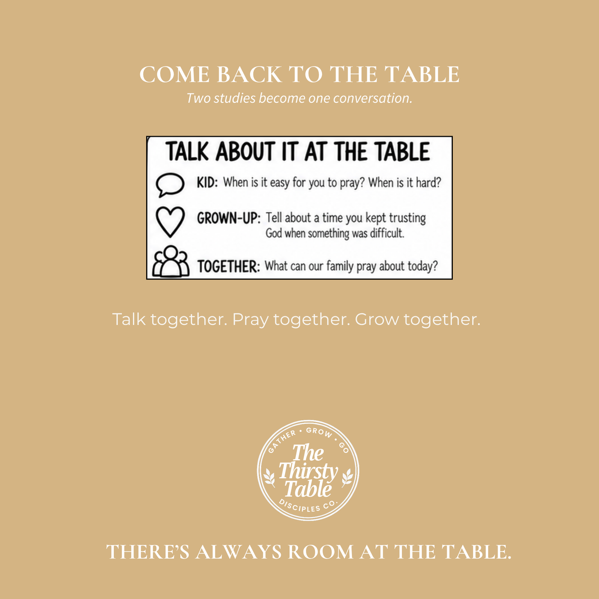 At the Table • Together — Daniel in the Lions’ Den