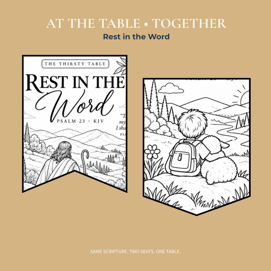 At the Table • Together — Rest in the Word