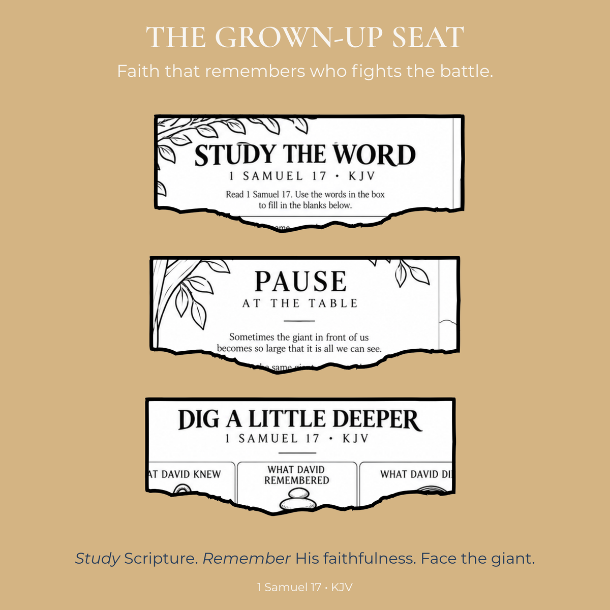At the Table • Together — Facing the Giant