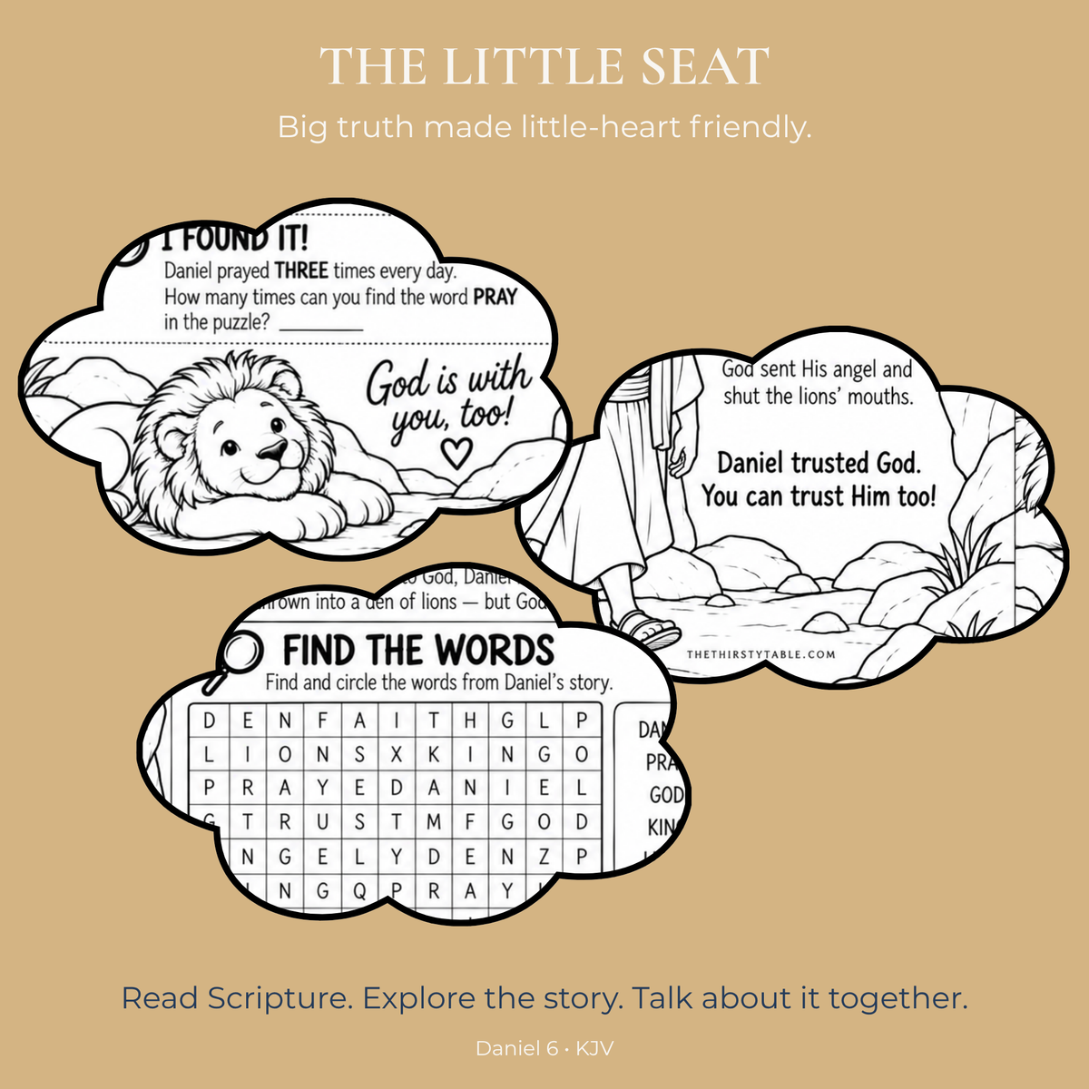 At the Table • Together — Daniel in the Lions’ Den