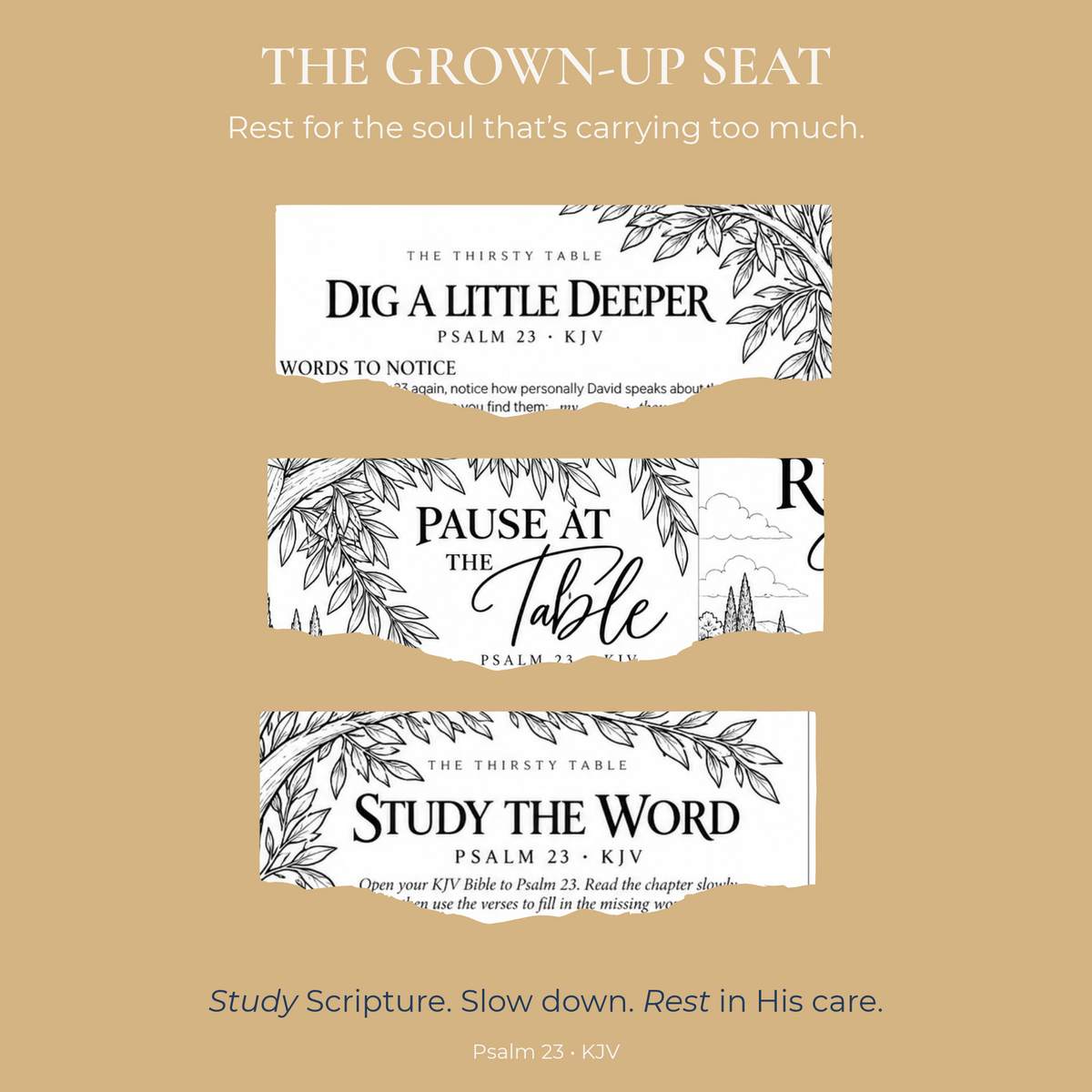 At the Table • Together — Rest in the Word